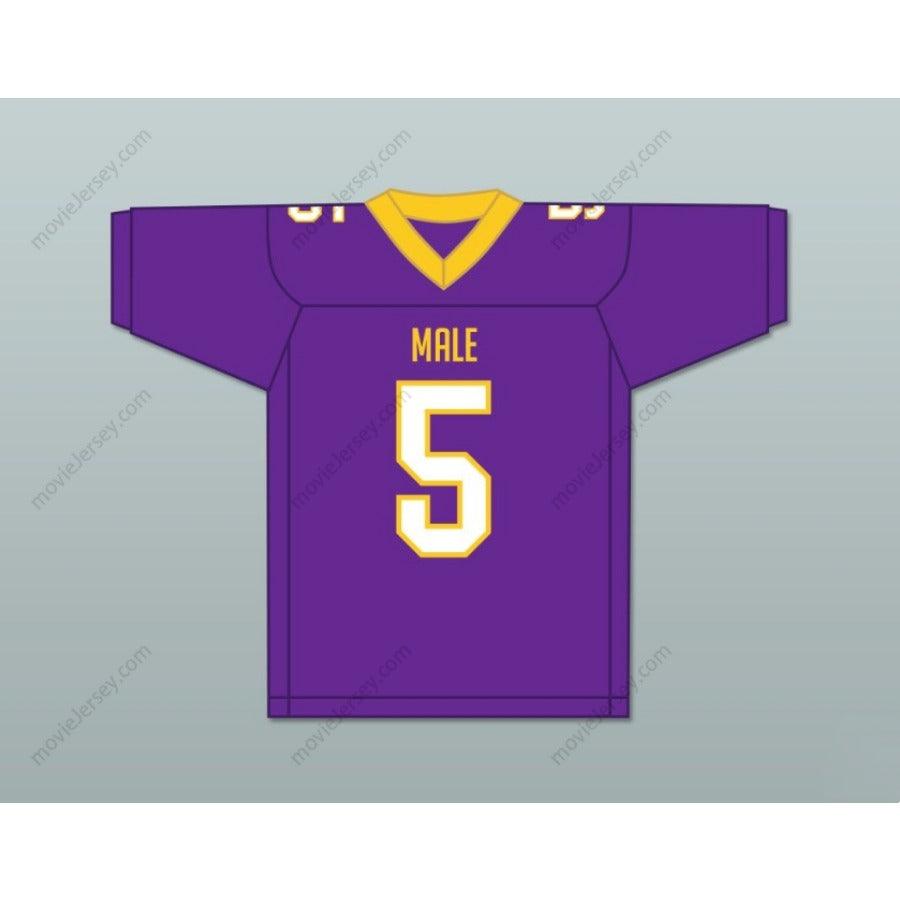CUSTOM ANY Name Number NATE HOBBS 5 MALE HIGH SCHOOL BULLDOGS Football Jersey Top Stitched S-6XL