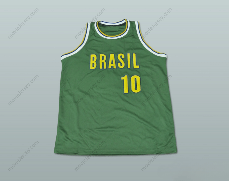 CUSTOM ANY Name Number BRASIL NATIONAL TEAM BASKETBALL JERSEY ANY NUMBER STITCH SEWN Top Stitched S-6XL