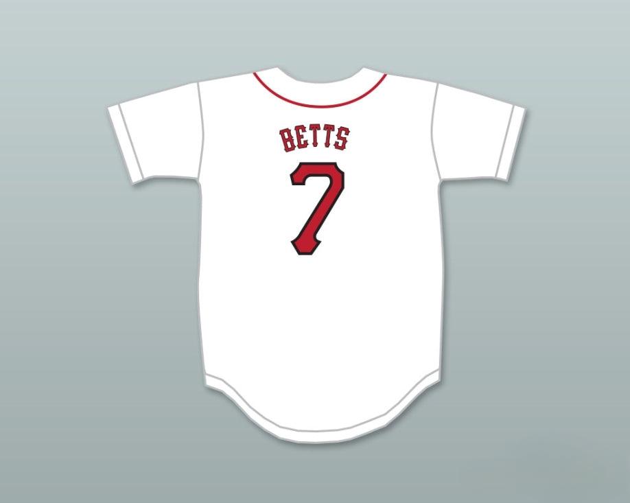 Custom Any Name Number MOOKIE BETTS 7 JOHN OVERTON HIGH SCHOOL  WHITE BASEBALL JERSEY 2 Top Stitched S-6XL