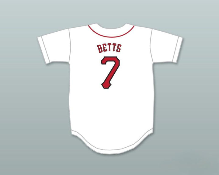 Custom Any Name Number MOOKIE BETTS 7 JOHN OVERTON HIGH SCHOOL  WHITE BASEBALL JERSEY 2 Top Stitched S-6XL
