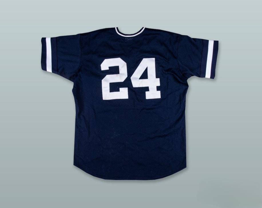 Custom Any Name Number DEREK JETER 24 NAVY BLUE BASEBALL JERSEY Top Stitched S-6XL