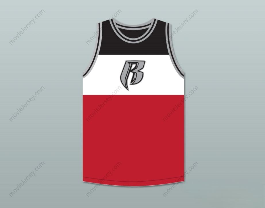 CUSTOM ANY Name Number DMX 84 ROUGH RYDERS TRICOLOR BASKETBALL JERSEY 1 Top Stitched S-6XL