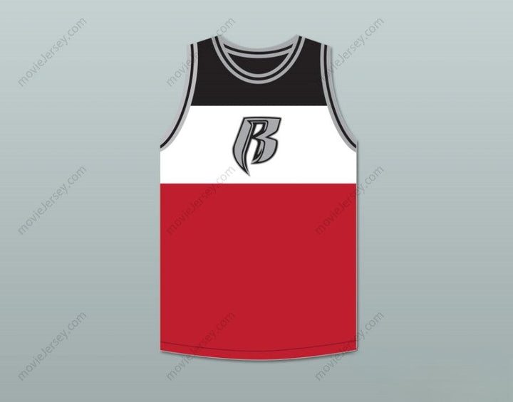 CUSTOM ANY Name Number DMX 84 ROUGH RYDERS TRICOLOR BASKETBALL JERSEY 1 Top Stitched S-6XL