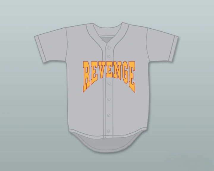 Custom Any Name Number DRAKE SUMMER SIXTEEN REVENGE GRAY BASEBALL JERSEY Top Stitched S-6XL