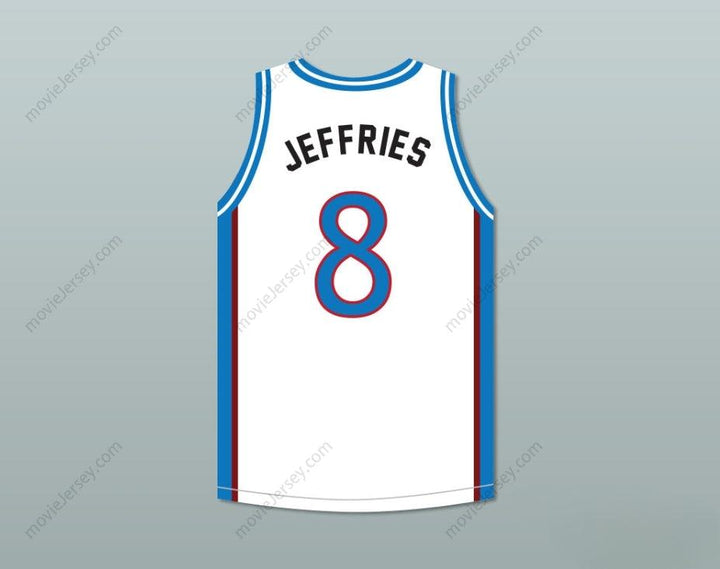 CUSTOM ANY Name Number JAMAL JEFFRIES 8 CHARLOTTE BEAT AWAY BASKETBALL JERSEY WITH UBA PATCH JUWANNA MANN Top Stitched S-6XL