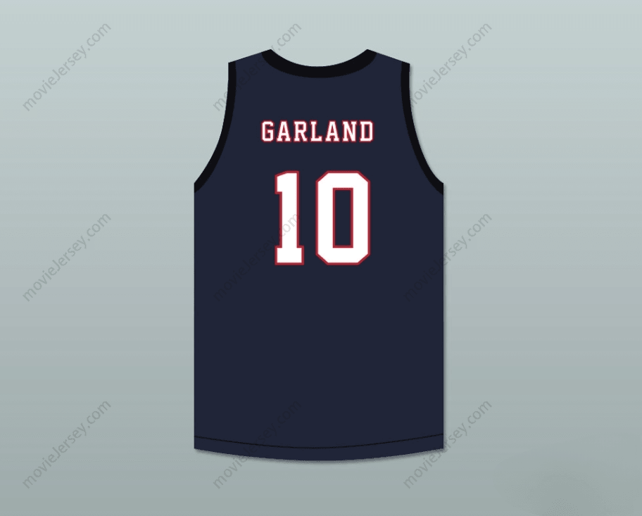 CUSTOM ANY Name Number DARIUS GARLAND 10  ACADEMY  NAVY BLUE BASKETBALL JERSEY 2 Top Stitched S-6XL