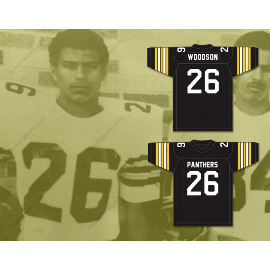 CUSTOM ANY Name Number ROD WOODSON 26 R. NELSON SNIDER HIGH SCHOOL PANTHERS WHITE FOOTBALL JERSEY Top Stitched S-6XL