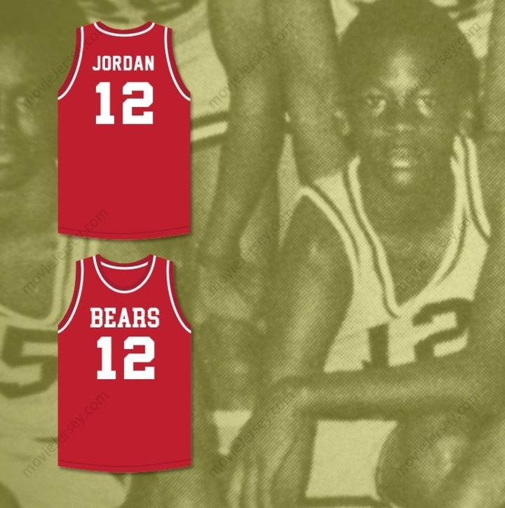 CUSTOM ANY Name Number MICHAEL  12 EMMA B TRASK MIDDLE SCHOOL BEARS RED BASKETBALL JERSEY 2 Top Stitched S-6XL