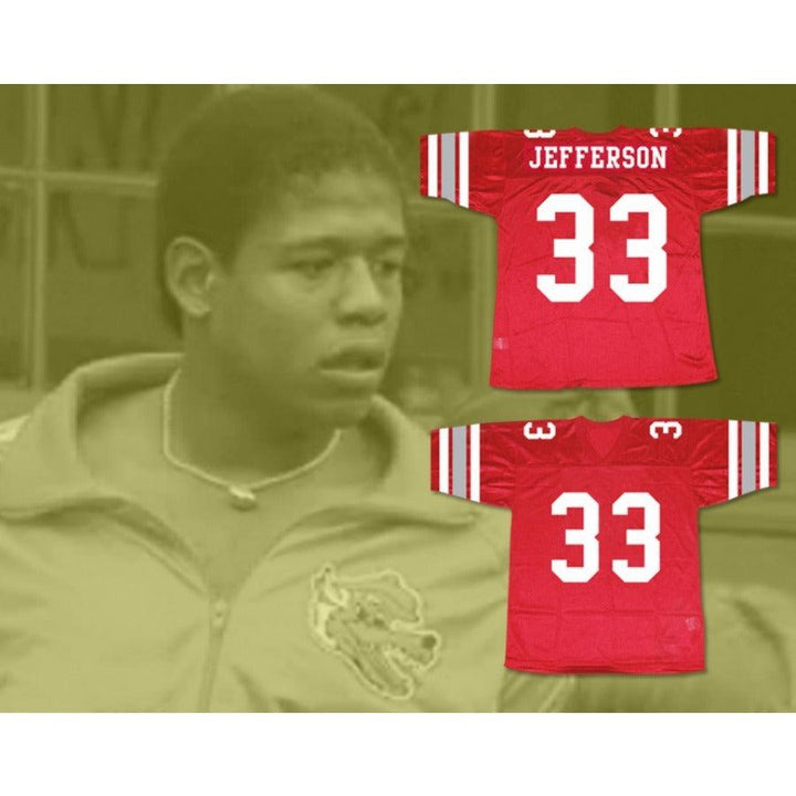 CUSTOM ANY Name Number FOREST WHITAKER 33 CHARLES JEFFERSON RIDGEMONT HIGH SCHOOL WOLVES Football Jersey Top Stitched S-6XL