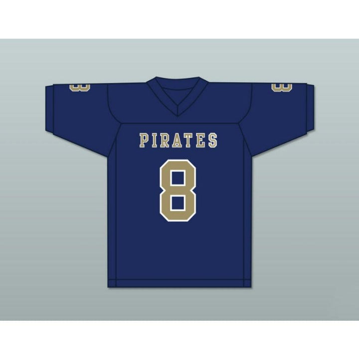 CUSTOM ANY Name Number DELRICK ABRAMS 8 INDEPENDENCE COMMUNITY COLLEGE PIRATES Football Jersey Top Stitched S-6XL