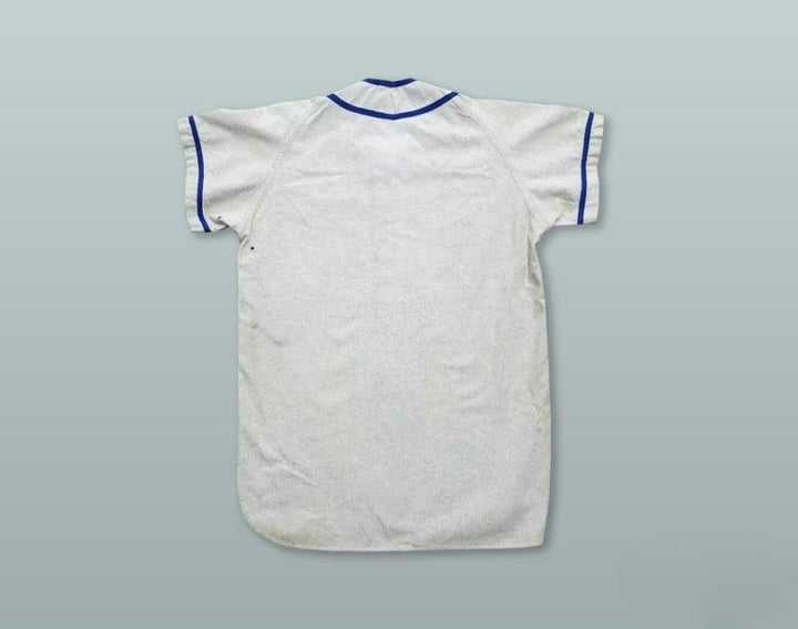 Custom Any Name Number MERCERSBURG ACADEMY LIGHT GRAY BASEBALL JERSEY Top Stitched S-6XL