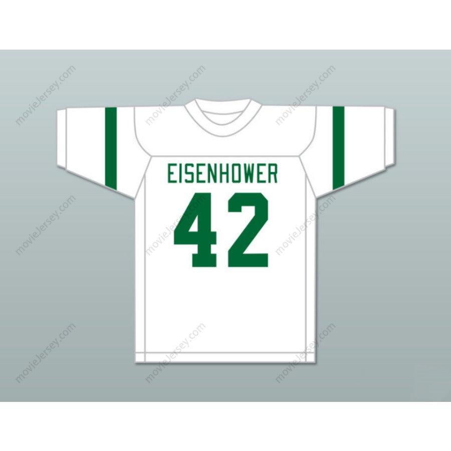 CUSTOM ANY Name Number RONNIE LOTT 42 EISENHOWER HIGH SCHOOL EAGLES GREEN FOOTBALL JERSEY Top Stitched S-6XL