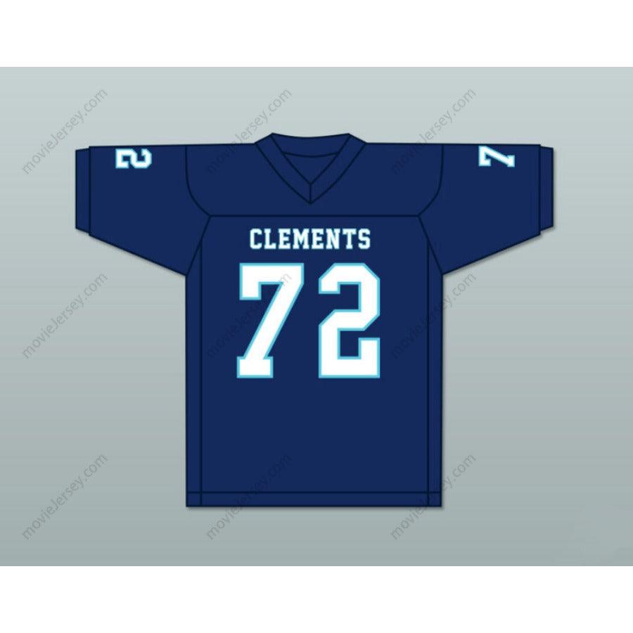 CUSTOM ANY Name Number RASHAWN SLATER 72 CLEMENTS HIGH SCHOOL RANGERS FOOTBALL JERSEY Top Stitched S-6XL