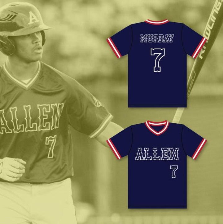 Custom Any Name Number KYLER MURRAY 7 ALLEN HIGH SCHOOL BASEBALL JERSEY Top Stitched S-6XL