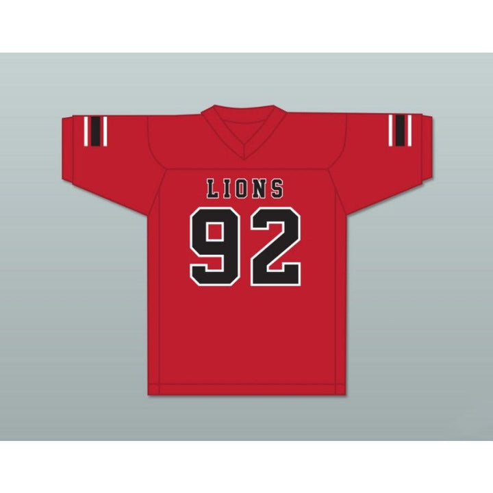 CUSTOM ANY Name NumberMARCEL ANDRY 92 EMCC LIONS FOOTBALL JERSEY INCLUDES PATCHES S-6XL