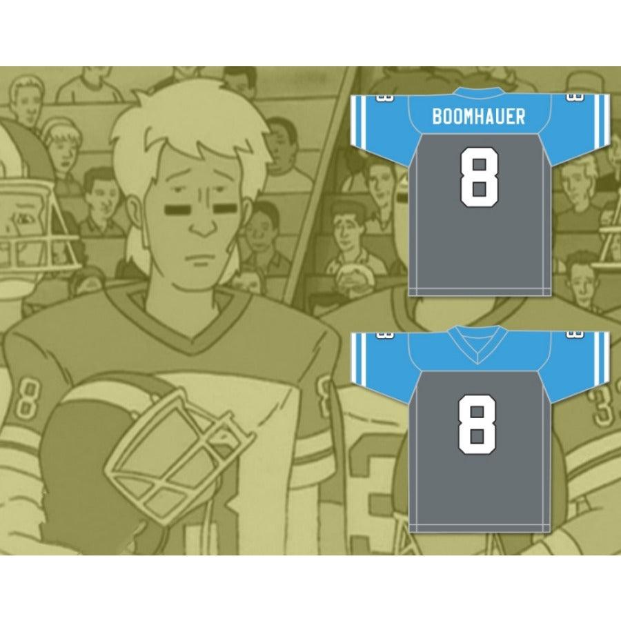 CUSTOM ANY Name Number JEFF BOOMHAUER 8 ARLEN COUGARS HIGH SCHOOL HOME Football Jersey Top Stitched S-6XL