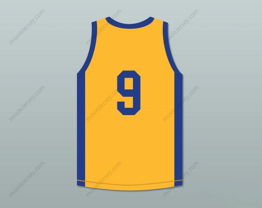 CUSTOM ANY Name Number DRAKE JIMMY BROOKS 9 DEGRASSI COMMUNITY SCHOOL PANTHERS AWAY BASKETBALL JERSEY WITH PATCH Top Stitched S-6XL