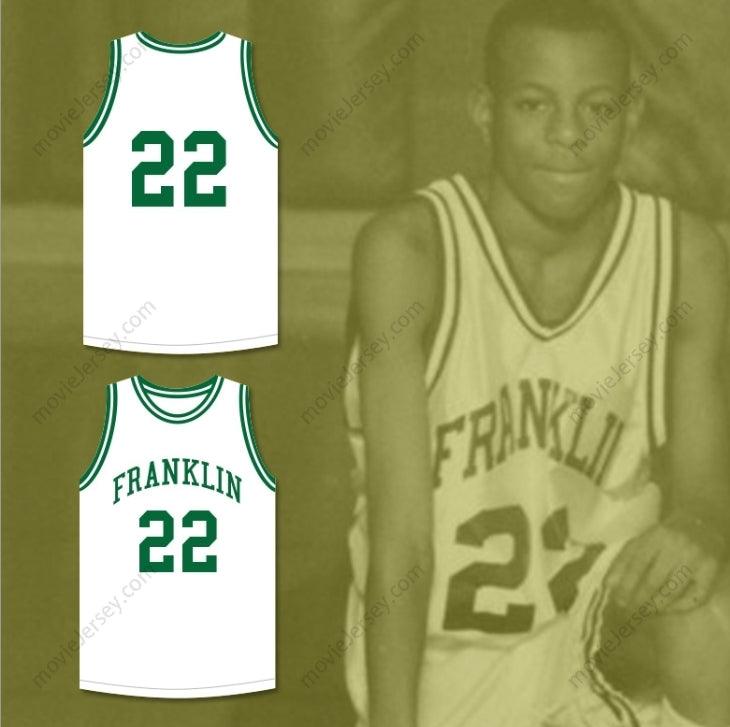 CUSTOM ANY Name Number ANDRE IGUODALA 22 FRANKLIN MIDDLE SCHOOL WHITE BASKETBALL JERSEY 1 Top Stitched S-6XL