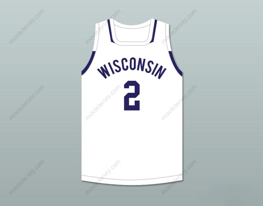 CUSTOM ANY Name Number PLAYER 2  WHITE BASKETBALL JERSEY Top Stitched S-6XL
