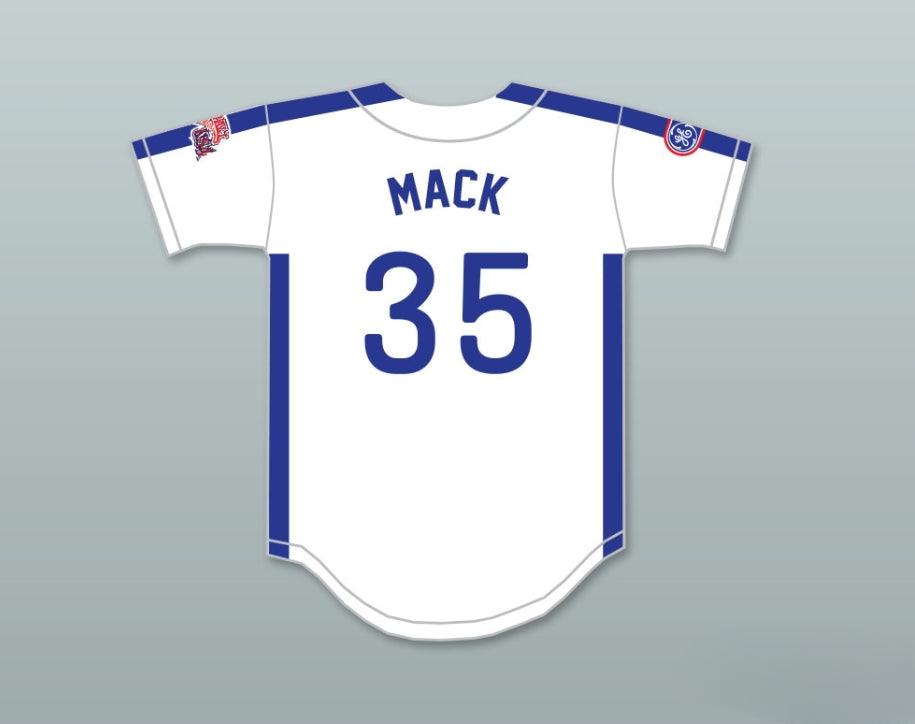 Custom Any Name Number SHANE MACK 35 1984 USA TEAM WHITE BUTTON DOWN BASEBALL JERSEY Top Stitched S-6XL