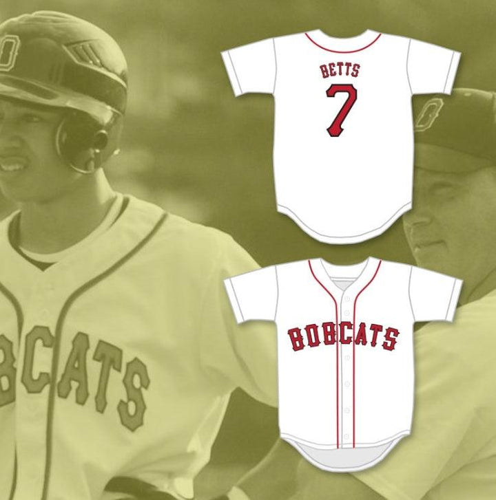 Custom Any Name Number MOOKIE BETTS 7 JOHN OVERTON HIGH SCHOOL  WHITE BASEBALL JERSEY 2 Top Stitched S-6XL