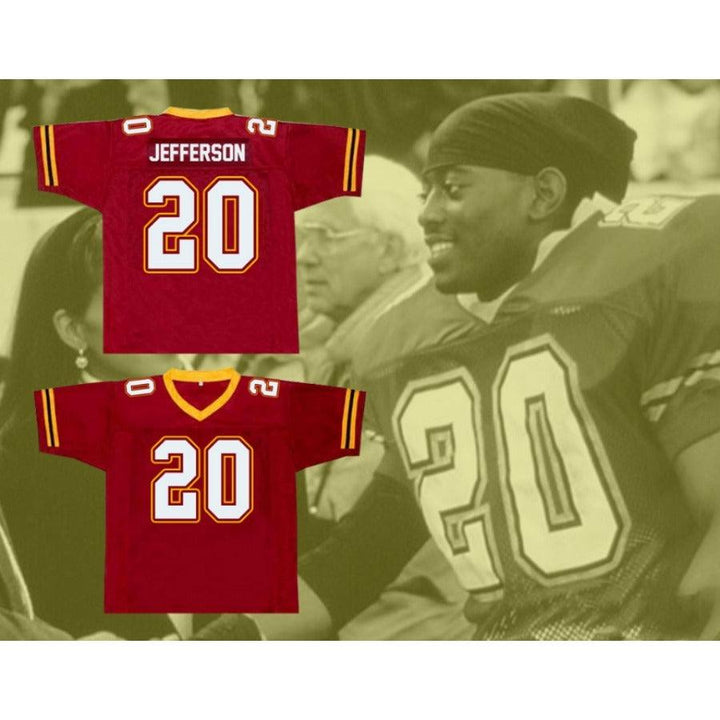 CUSTOM ANY Name Number OMAR EPPS DARNELL JEFFERSON 20 ESU TIMBERWOLVES FOOTBALL JERSEY THE PROGRAM Top Stitched S-6XL