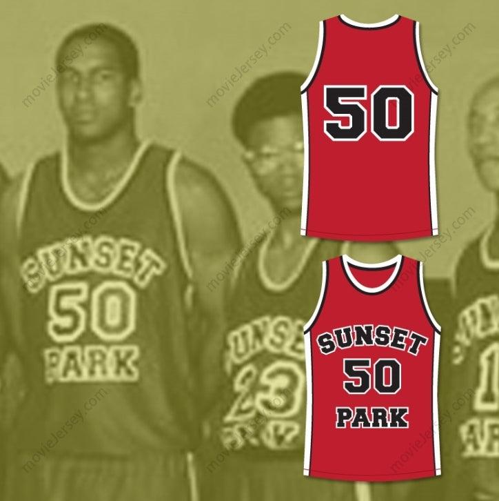 CUSTOM ANY Name Number PLAYER 50 SUNSET PARK BASKETBALL JERSEY STITCH SEWN Top Stitched S-6XL
