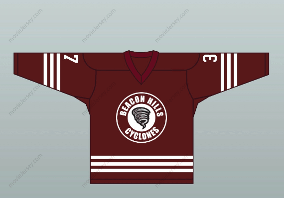 Custom Any Name Number Jackson Whittemore 37 Beacon Hills Cyclones Hockey Jersey Teen Wolf TV Series Top Stitched S-6XL