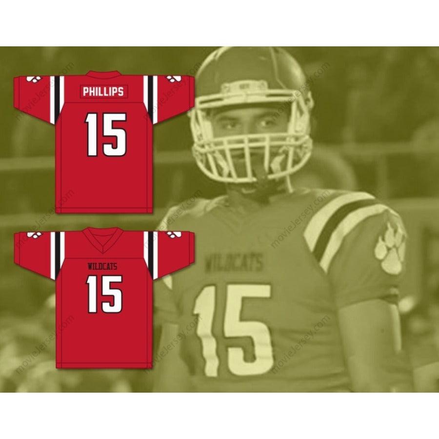 CUSTOM ANY Name WILDCATS JAELAN PHILLIPS 15 REDLANDS EAST VALLEY HIGH SCHOOL Football Jersey S-6XL