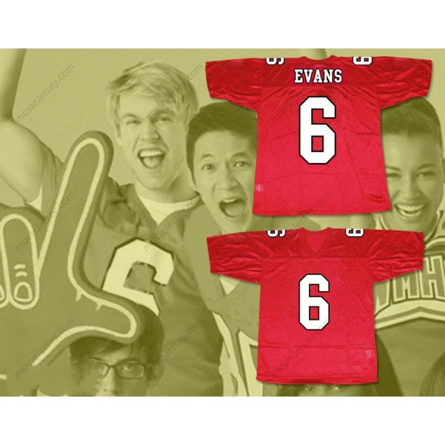 CUSTOM ANY Name Number SAM EVANS 6 WILLIAM MCKINLEY HIGH SCHOOL Football Jersey Top Stitched S-6XL