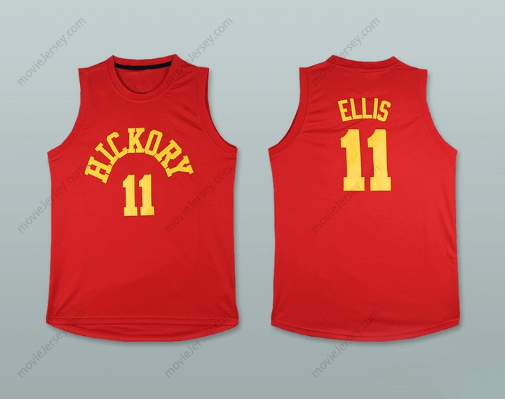 CUSTOM ANY Name Number MONTA ELLIS 11 HICKORY HOOSIERS BASKETBALL JERSEY Top Stitched S-6XL