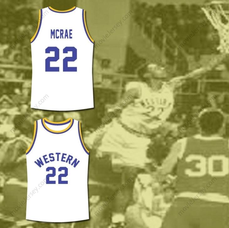 CUSTOM ANY Name Number ANFERNEE HARDAWAY BUTCH MCRAE WESTERN UNIVERSITY BASKETBALL JERSEY BLUE CHIPS MOVIE Top Stitched S-6XL