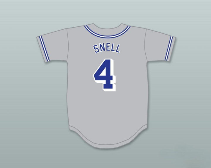 Custom Any Name Number BLAKE SNELL 4  HIGH SCHOOL THUNDERBIRDS GRAY BASEBALL JERSEY 2 Top Stitched S-6XL