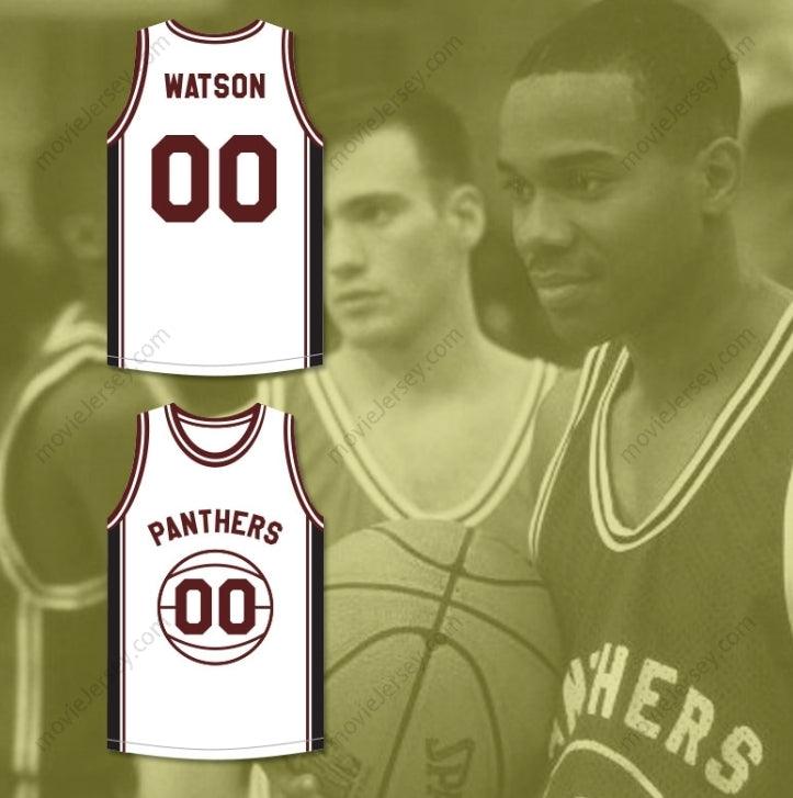 CUSTOM ANY Name Number DUANE MARTIN KYLE LEE WATSON 00 PANTHERS HIGH SCHOOL WHITE BASKETBALL JERSEY ABOVE THE RIM NEW Top Stitched S-6XL