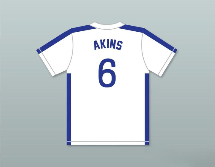Custom Any Name Number SID AKINS 6 1984 USA TEAM WHITE BASEBALL JERSEY Top Stitched S-6XL