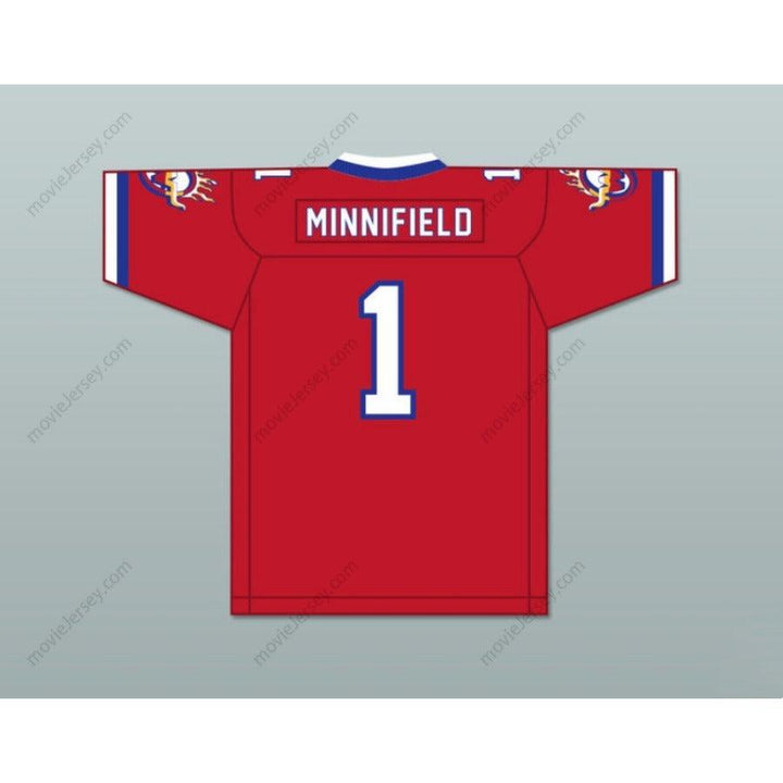 CUSTOM ANY Name Number 1984 USFL FRANK MINNIFIELD 1 ARIZONA WRANGLERS HOME Football Jersey Top Stitched S-6XL