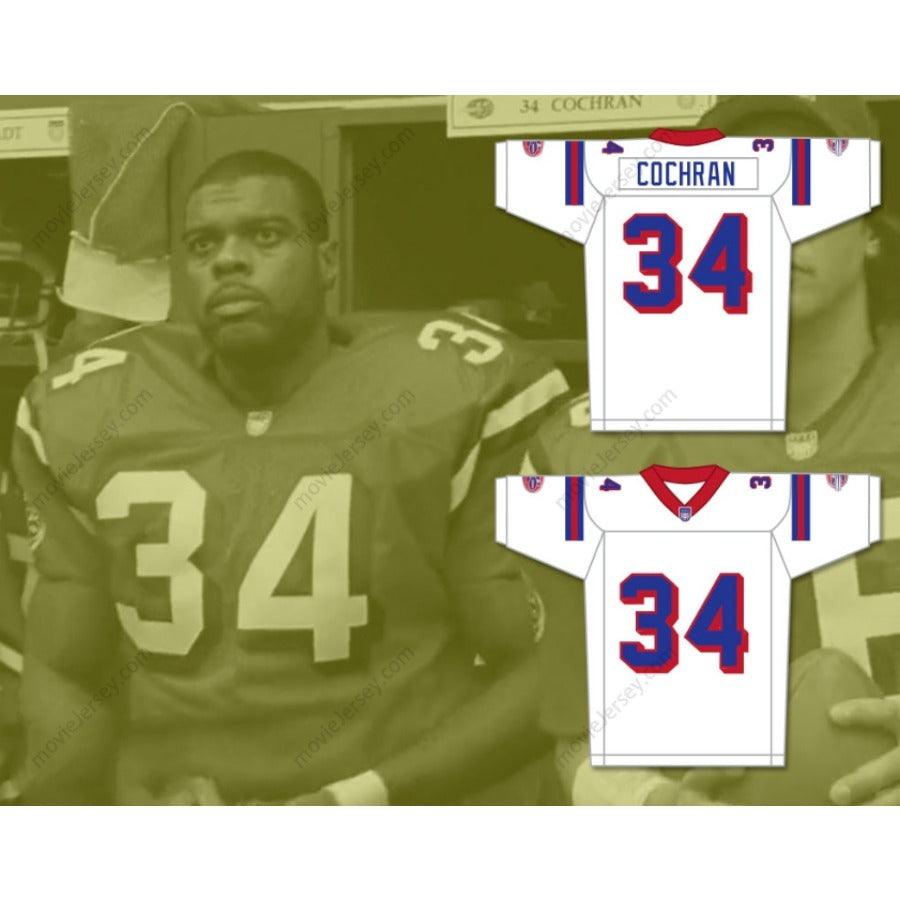 CUSTOM ANY Name Number WALTER COCHRAN 34 WASHINGTON SENTINELS HOME Football Jersey Top Stitched S-6XL
