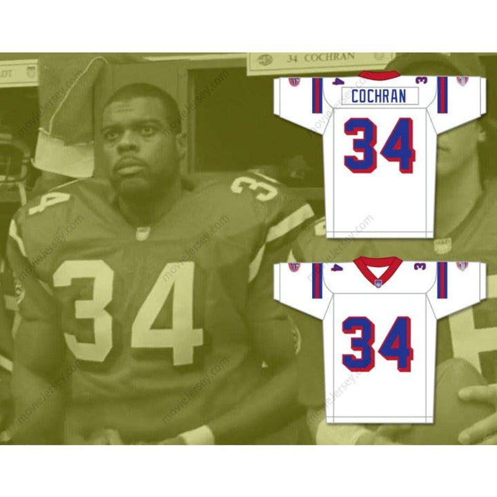 CUSTOM ANY Name Number WALTER COCHRAN 34 WASHINGTON SENTINELS HOME Football Jersey Top Stitched S-6XL