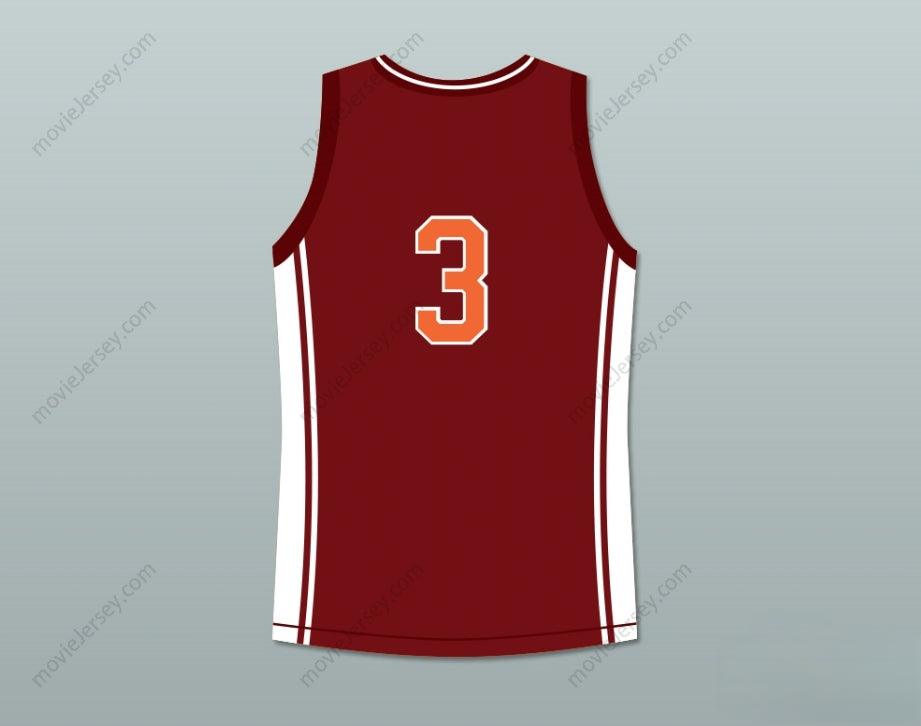 CUSTOM ANY Name Number JARON 'WORM' WILLIS 3 RICHMOND OILERS HOME BASKETBALL JERSEY COACH CARTER Top Stitched S-6XL