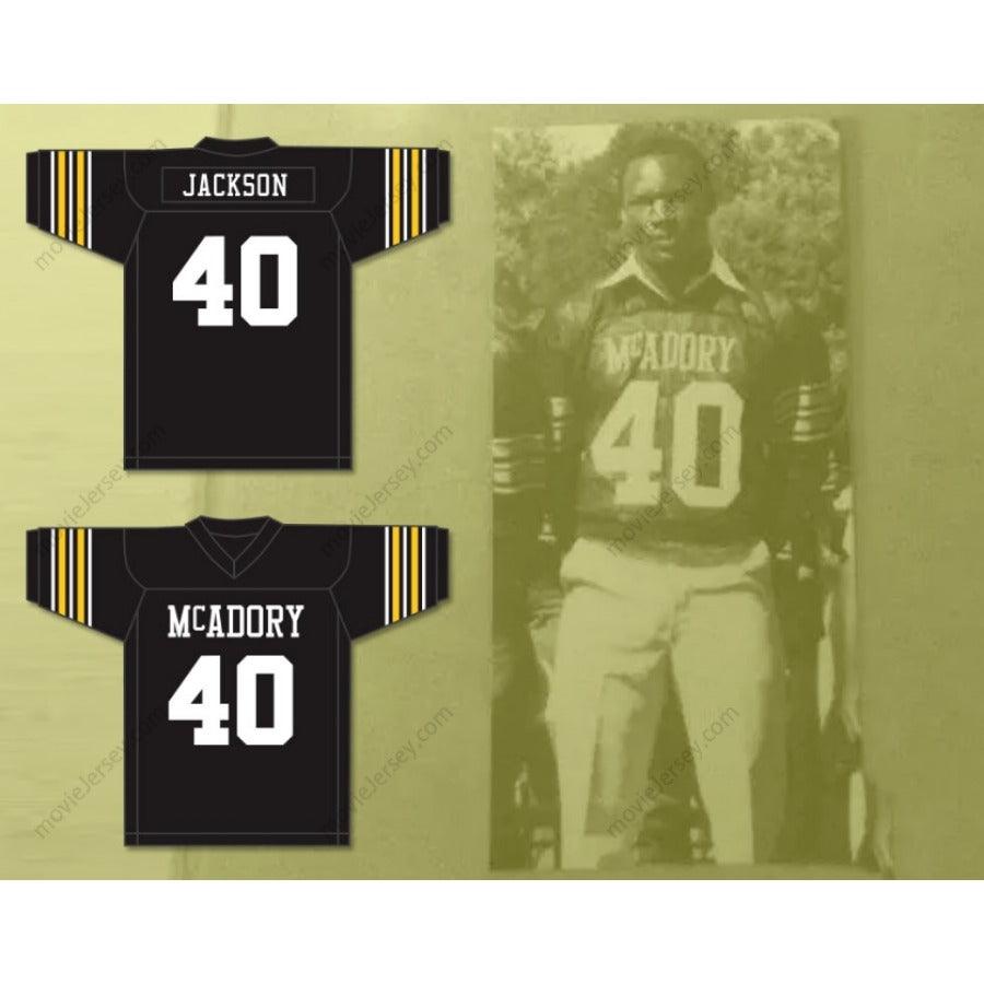 CUSTOM ANY Name Number BO JACKSON 40 MCADORY HIGH SCHOOL YELLOW JACKETS FOOTBALL JERSEY Top Stitched S-6XL