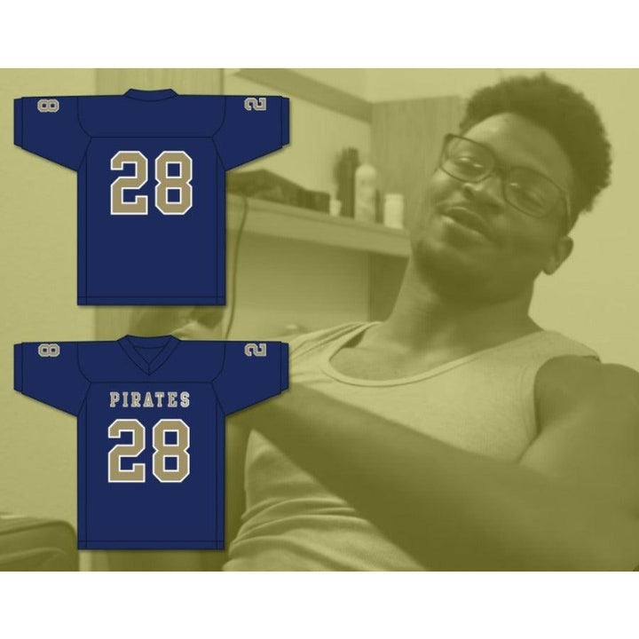 CUSTOM ANY Name Number AMAL SCOTT 28 INDEPENDENCE COMMUNITY COLLEGE PIRATES Football Jersey Top Stitched S-6XL