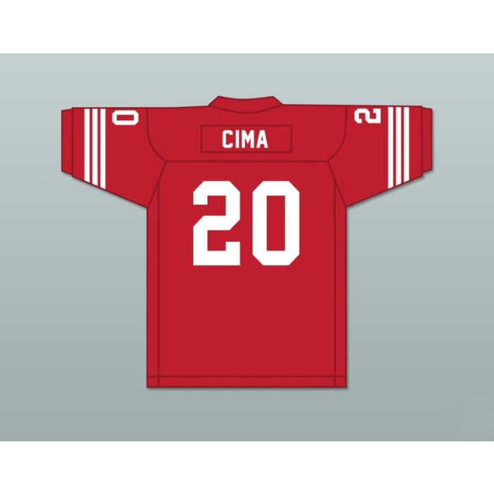 CUSTOM ANY Name Number GREG CIMA 20 WEST HIGH SCHOOL FOOTBALL JERSEY WINDRUNNER Top Stitched S-6XL