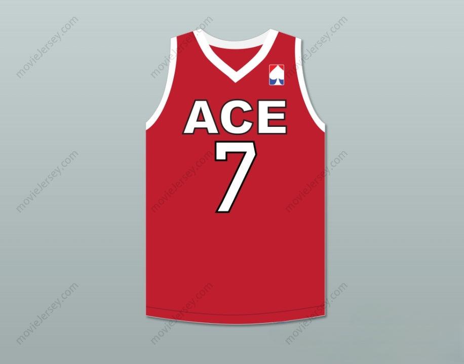 CUSTOM ANY Name Number LANDON 7 ACE FAMILY CHARITY RED BASKETBALL JERSEY Top Stitched S-6XL
