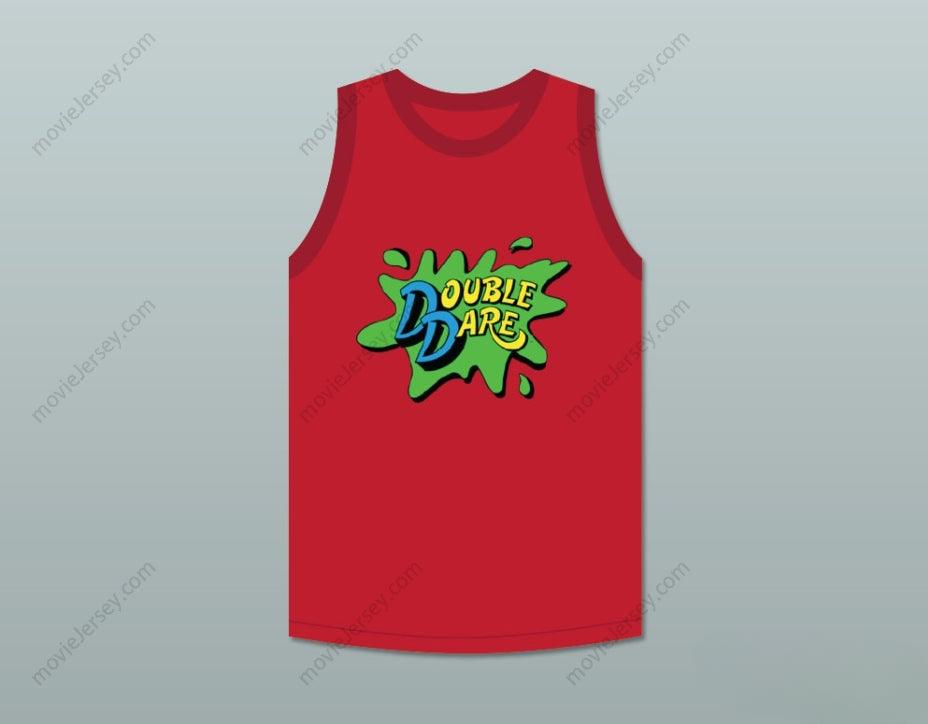 CUSTOM ANY Name Number DOUBLE DARE RED TEAM BASKETBALL JERSEY Top Stitched S-6XL