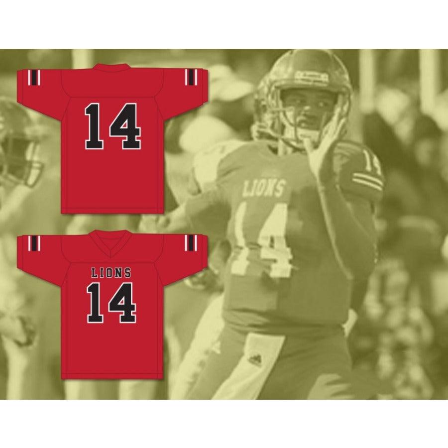 CUSTOM ANY Name Number DE'ANDRE JOHNSON 14 EMCC LIONS Football Jersey Top Stitched S-6XL