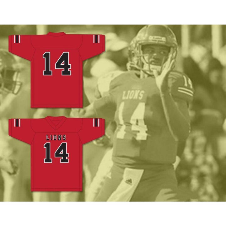 CUSTOM ANY Name Number DE'ANDRE JOHNSON 14 EMCC LIONS Football Jersey Top Stitched S-6XL