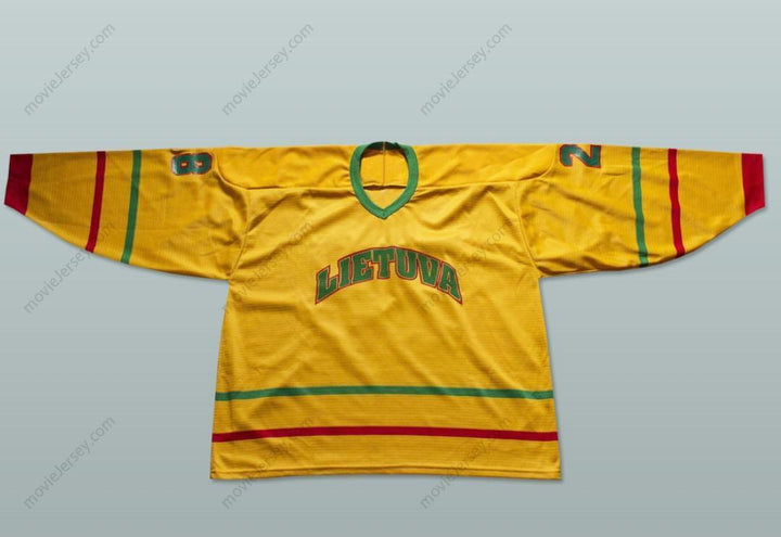 Custom Any Name Number Lithuania National Team Hockey Jersey Any Player or Number Stitched Top Stitched S-6XL