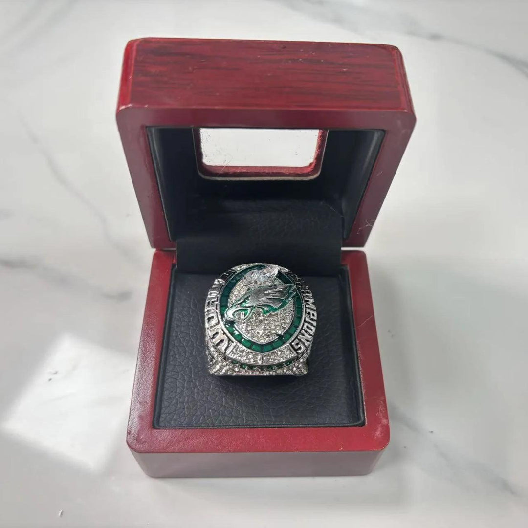 2024 -2025 Barkley Hurts SB Eagle Championship Title Band W Box Ring