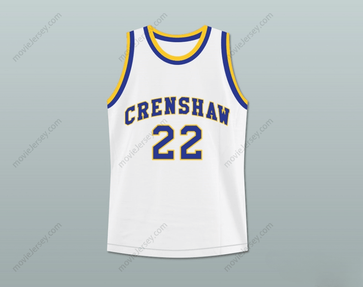 CUSTOM ANY Name Number OMAR EPPS QUINCY MCCALL 22 CRENSHAW HIGH SCHOOL BASKETBALL JERSEY LOVE AND BASKETBALL Top Stitched S-6XL