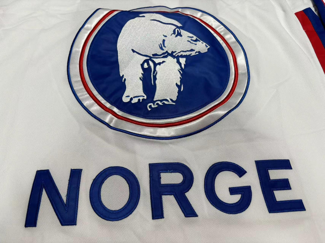 Custom Any Name Number PER-AGE SKRODER TEAM NORWAY HOCKEY JERSEY Stitched Top Stitched S-6XL
